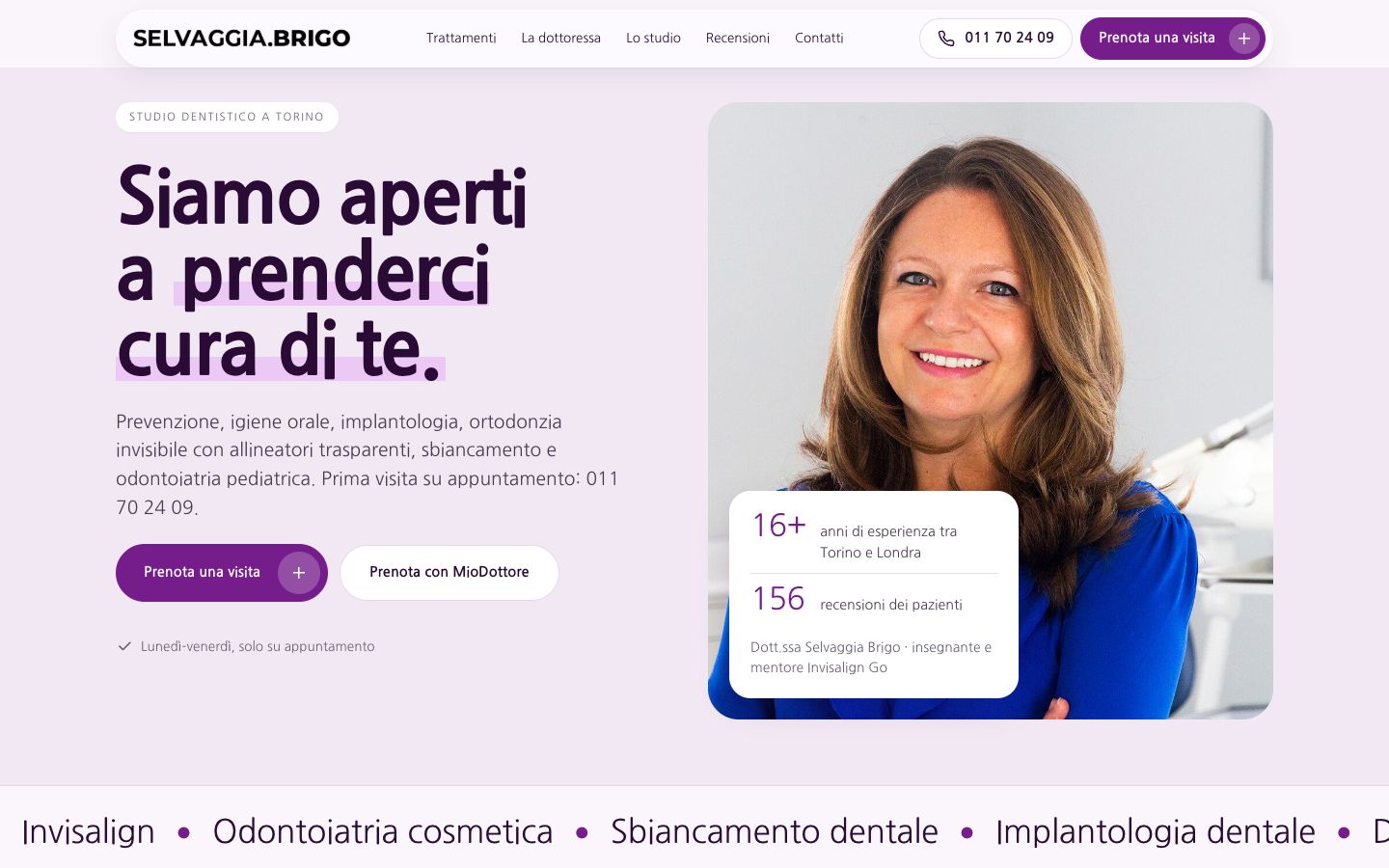 Il nuovo sito
